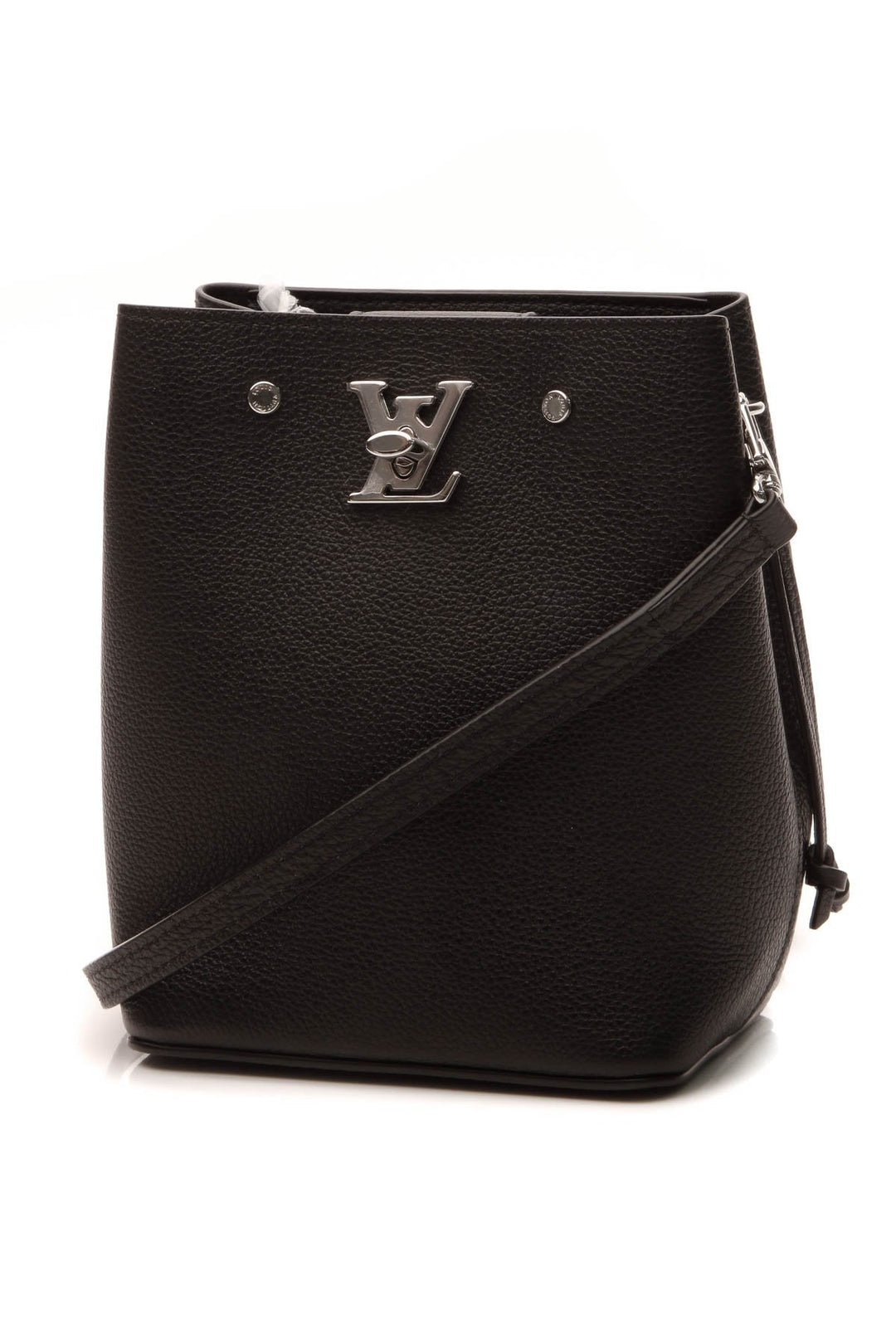 Lockme Nano Bucket Crossbody Bag - Black
