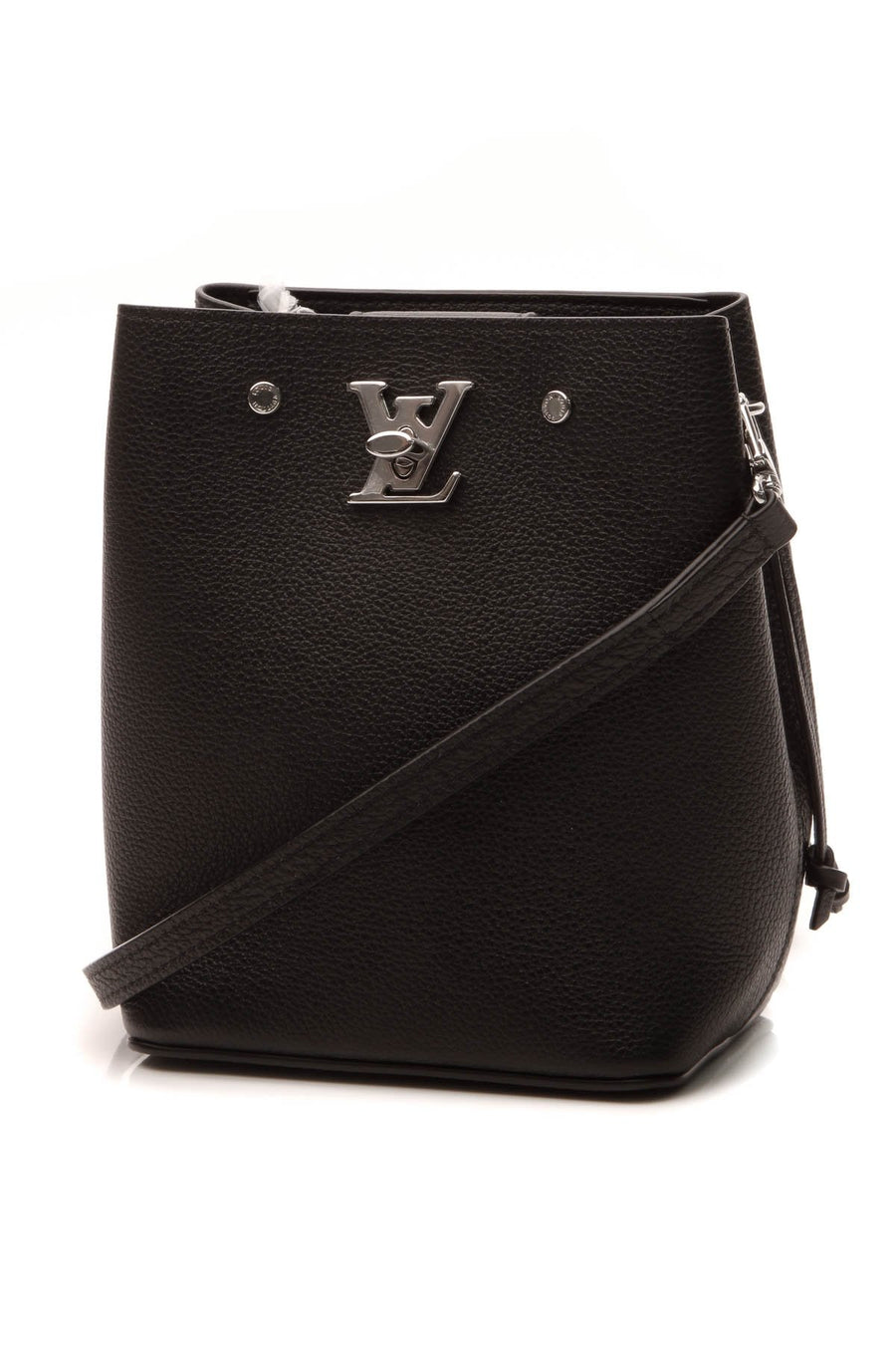 Lockme Nano Bucket Crossbody Bag - Black
