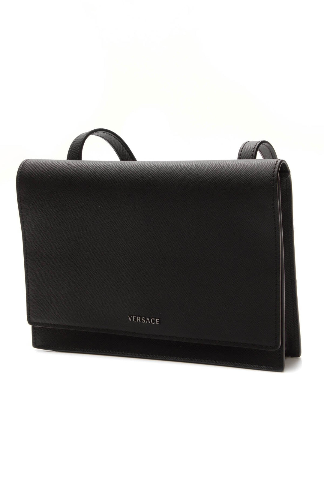 Flap Crossbody Bag - Black