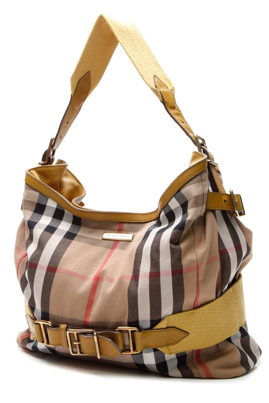Parsons Large Hobo Bag - Yellow/Check