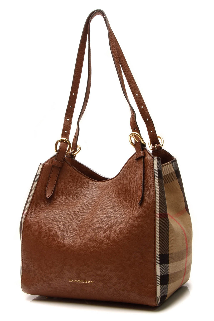 Canterbury Small Tote Bag - Tan/House Check