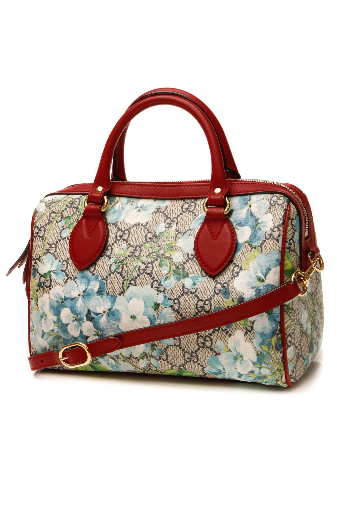 Blooms Small Boston Bag - Navy Supreme Canvas