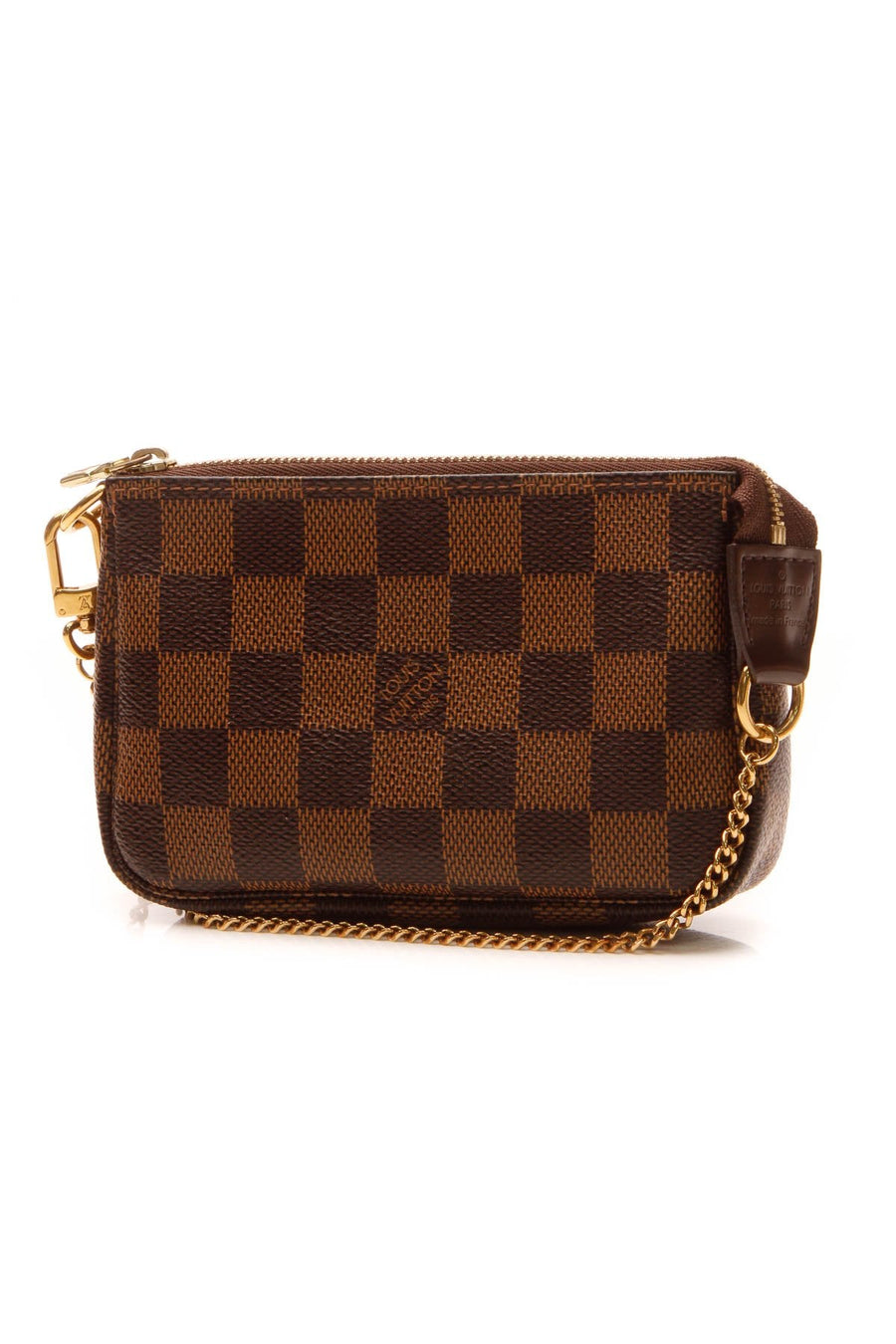 Mini Pochette Accessories Bag - Damier Ebene