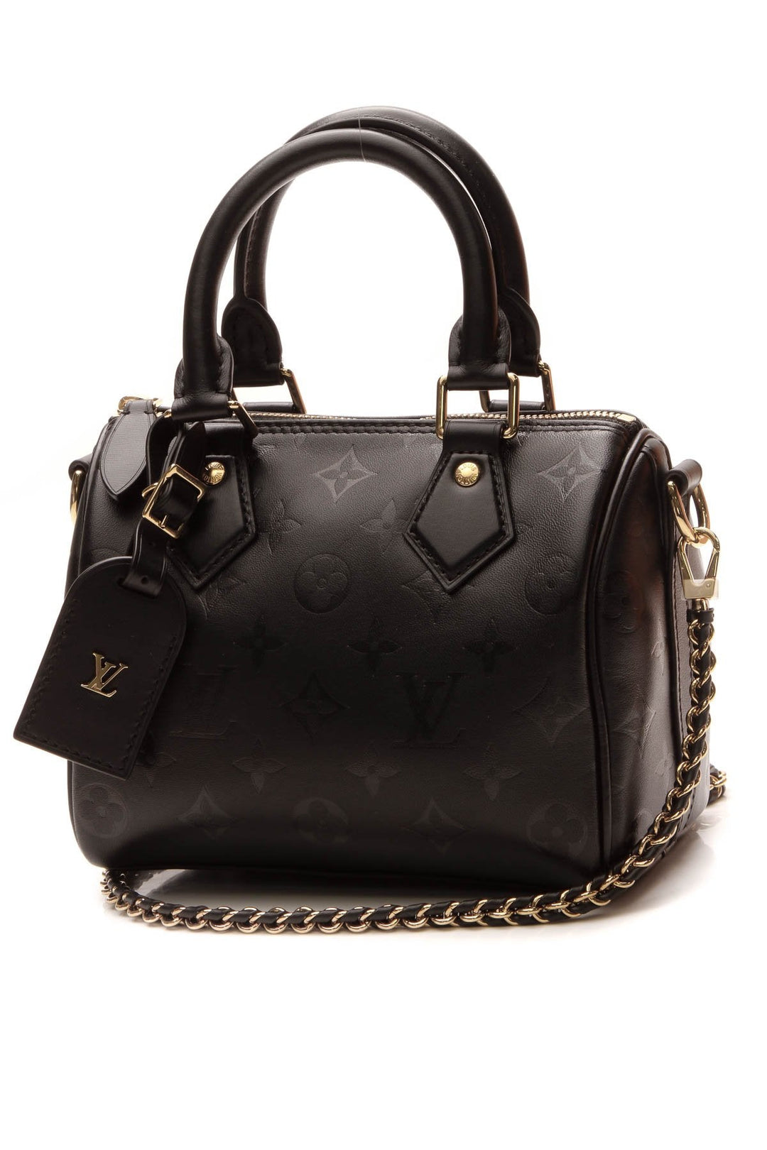Speedy BB Bandouliere Bag - Black Monogram Ink