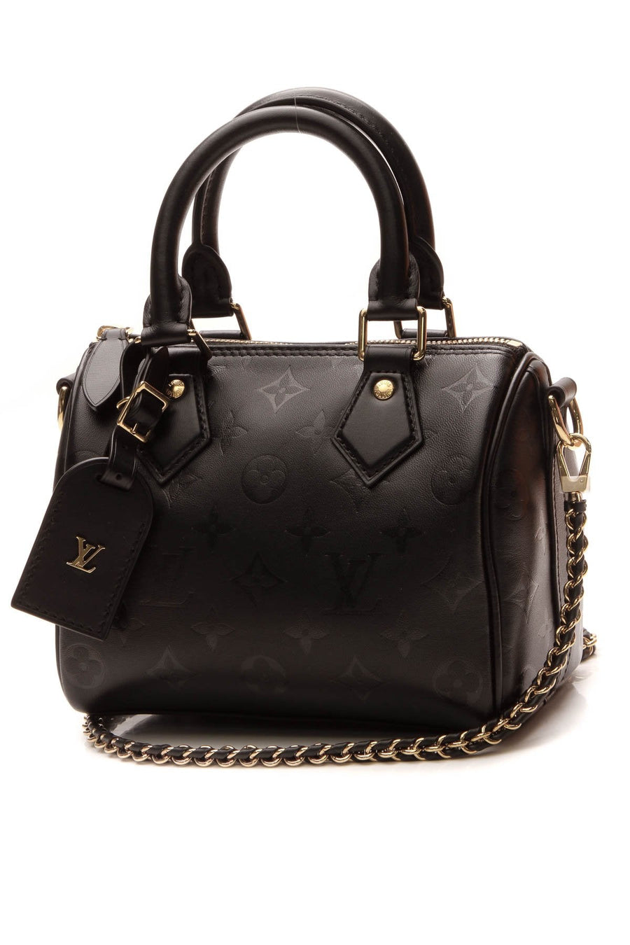Speedy BB Bandouliere Bag - Black Monogram Ink