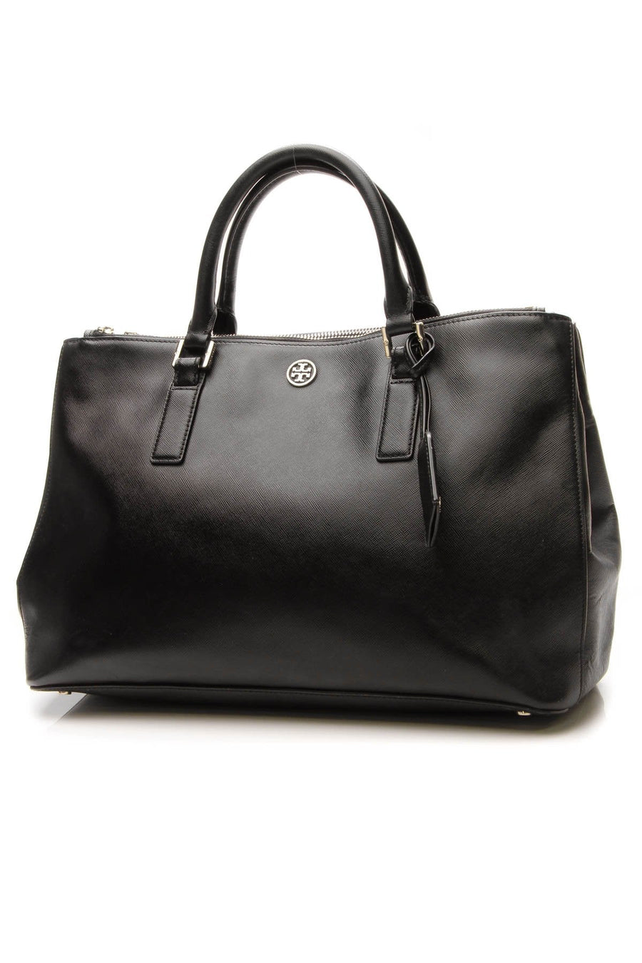 Robinson Double Zip Tote Bag - Black