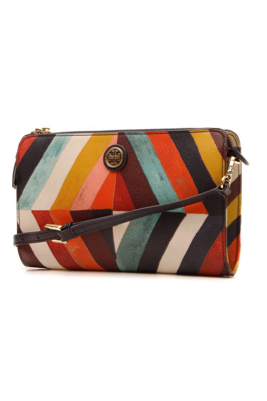 Striped Crossbody Bag - Multicolor