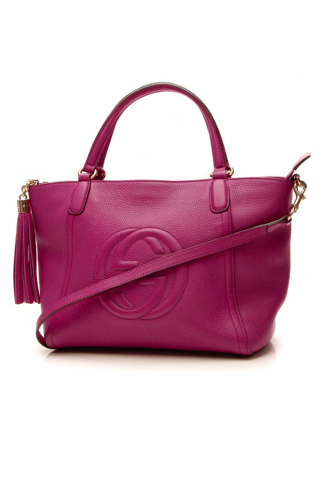 Soho Top Handle Tote Bag - Magenta