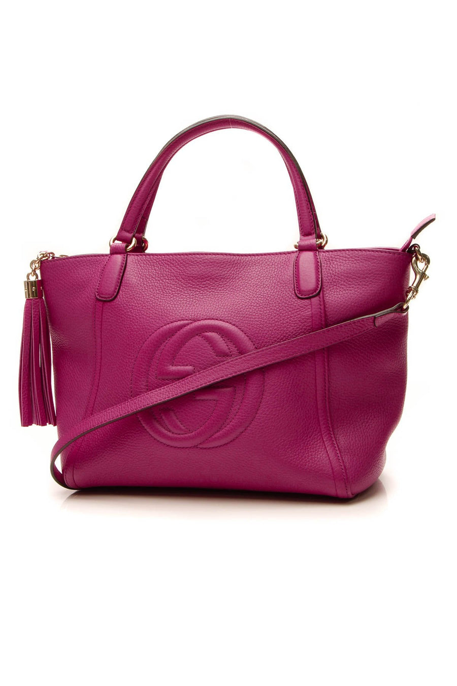 Soho Top Handle Tote Bag - Magenta