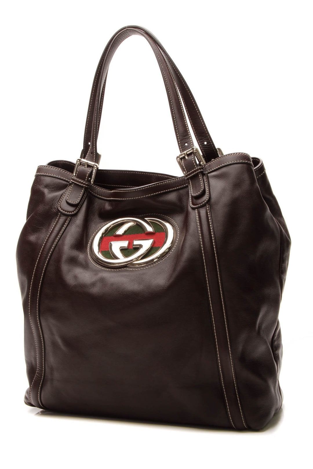 Britt Large Tote Bag - Brown