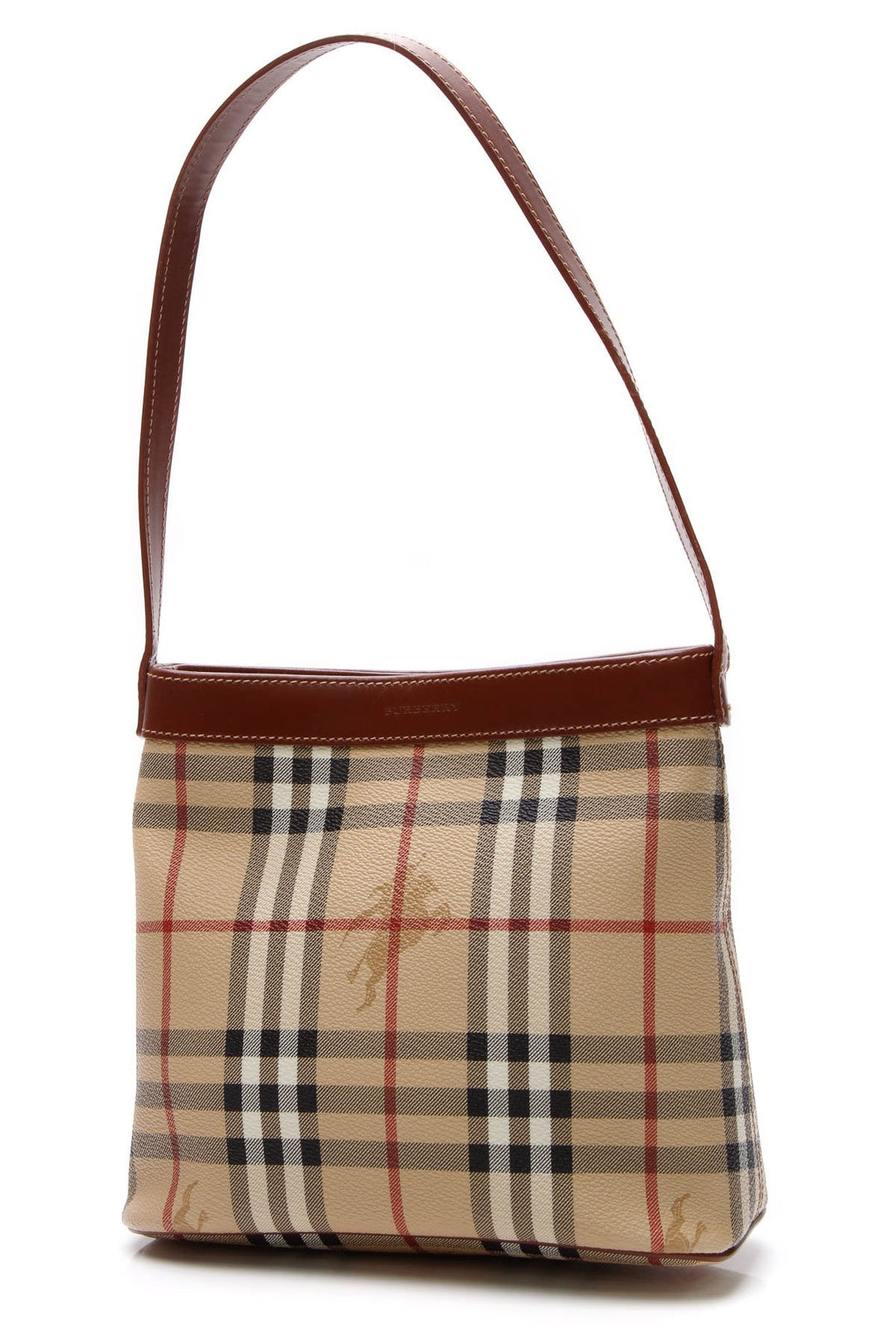 Small Shoulder Bag - Haymarket Check/Brown
