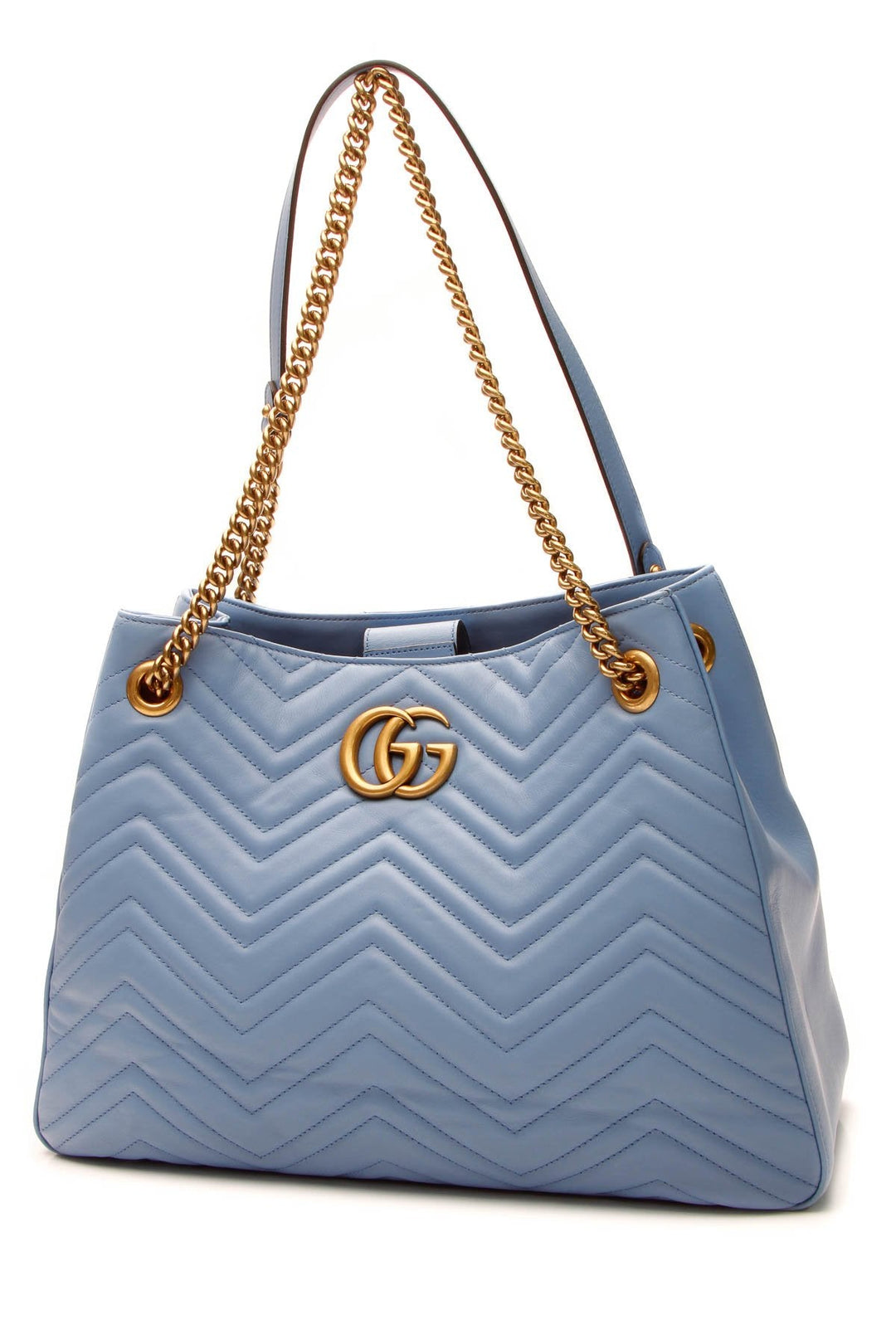 Marmont Medium Shoulder Tote Bag - Blue