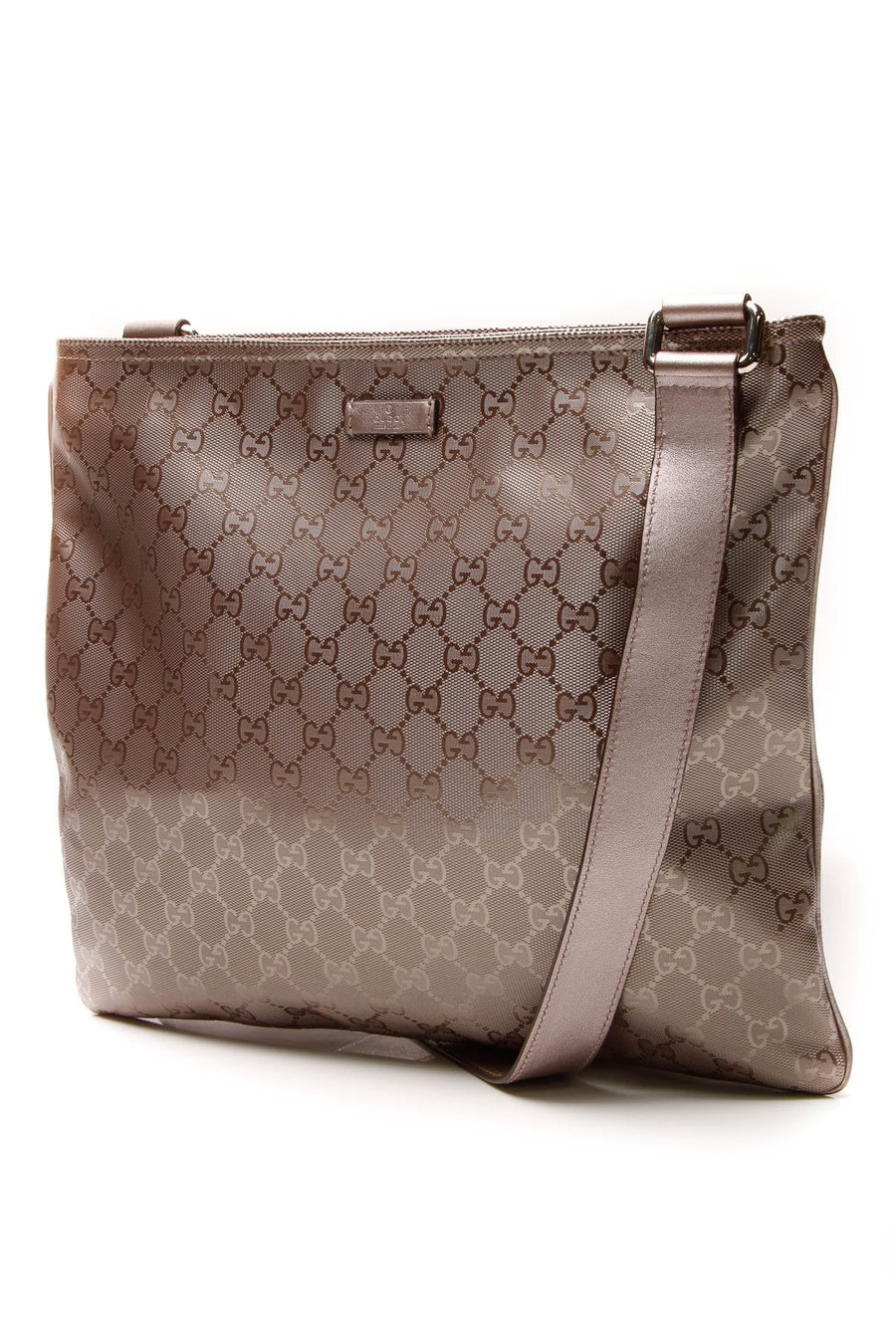 Medium Messenger Bag -  Metallic Antique Rose Imprime