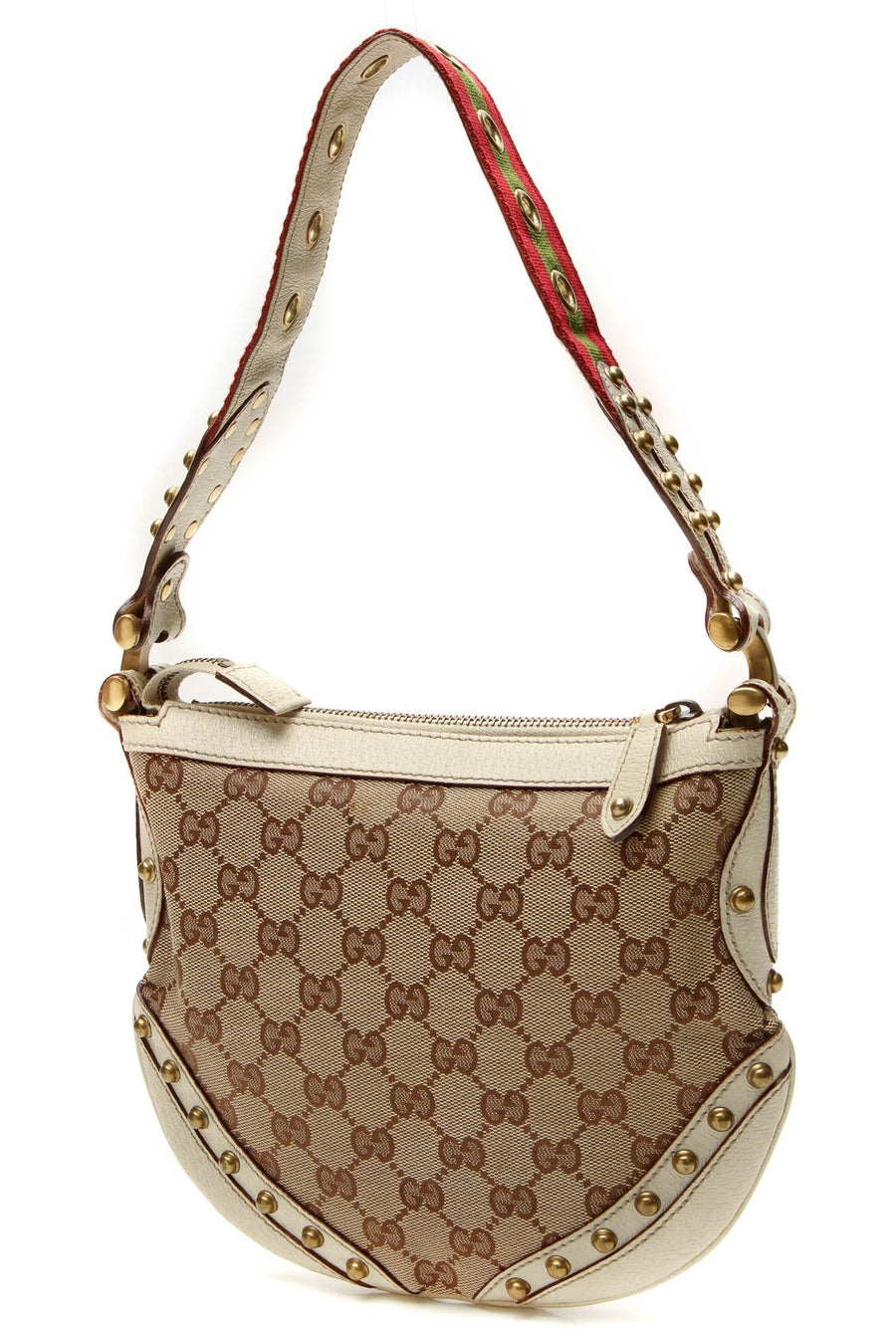 Studded Pelham Small Shoulder Bag - Signature Canvas