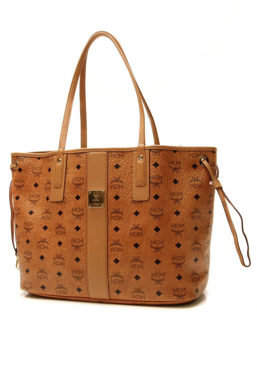 Reversible Liz Shopper Tote Bag - Cognac Visetos