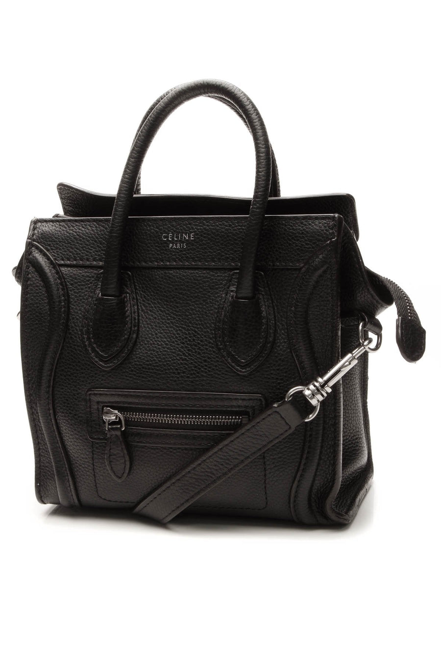 Nano Luggage Crossbody Bag - Black