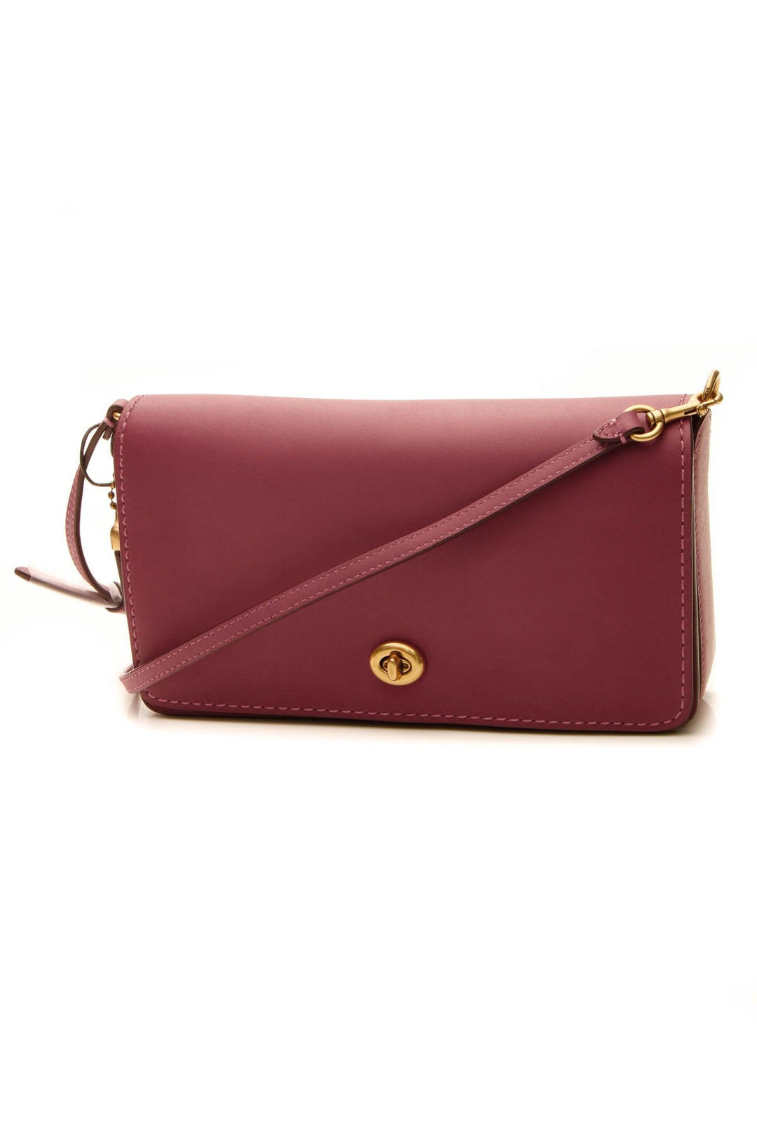 Turnlock Crossbody Bag - Dusty Pink