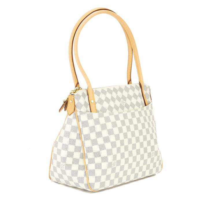 L*V Damier Azur Figheri PM Tote (Pre Owned)