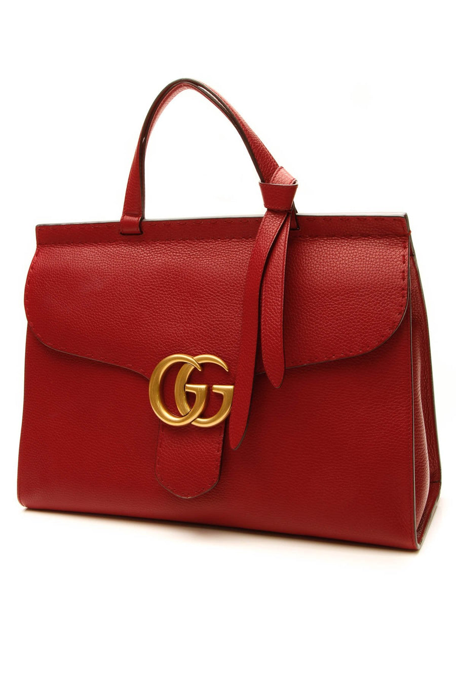 Marmont Top Handle Bag - Red