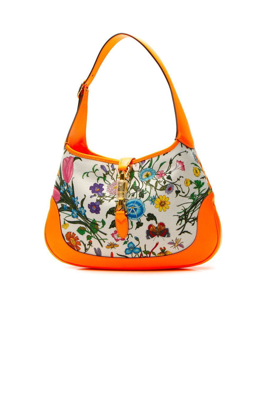 Flora Jackie Medium Hobo Bag - Orange