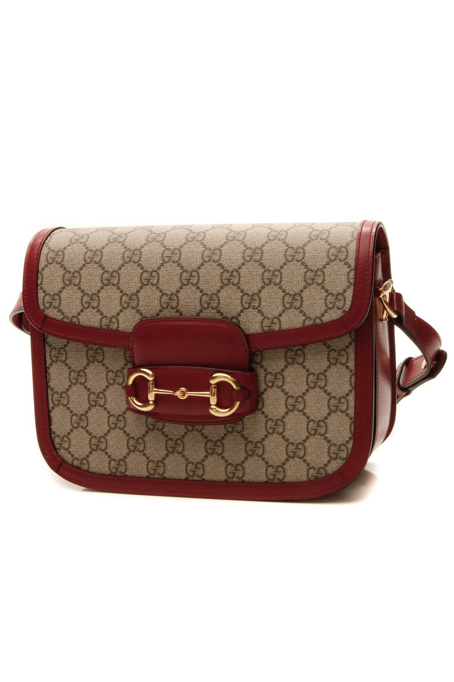 Horsebit 1955 Shoulder Bag - Supreme Canvas/Red