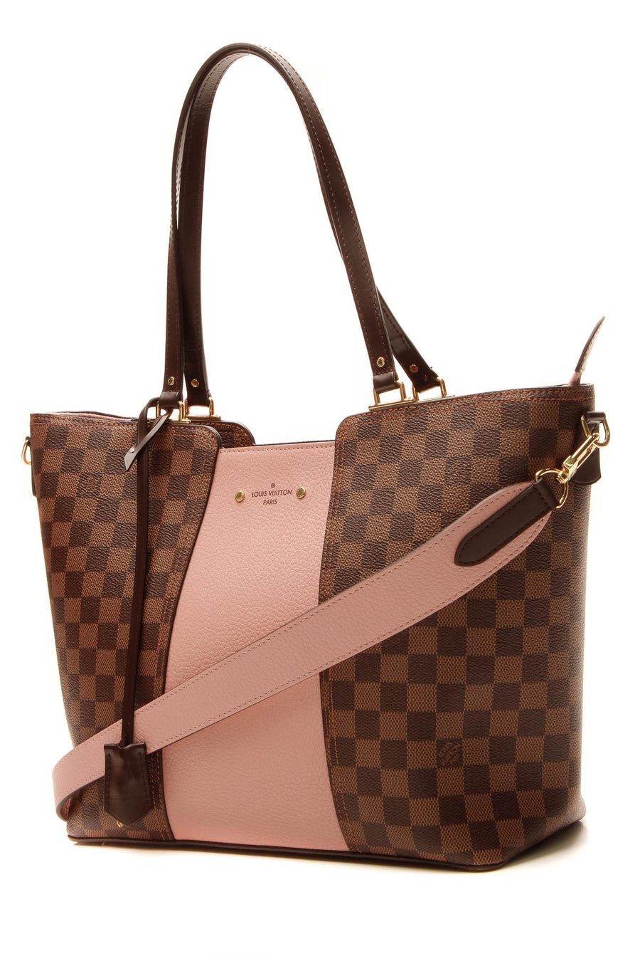 Jersey Tote Bag - Damier Ebene/Magnolia