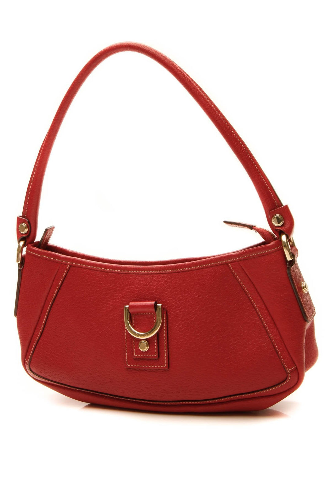 D-Ring Abbey Pochette Bag - Red