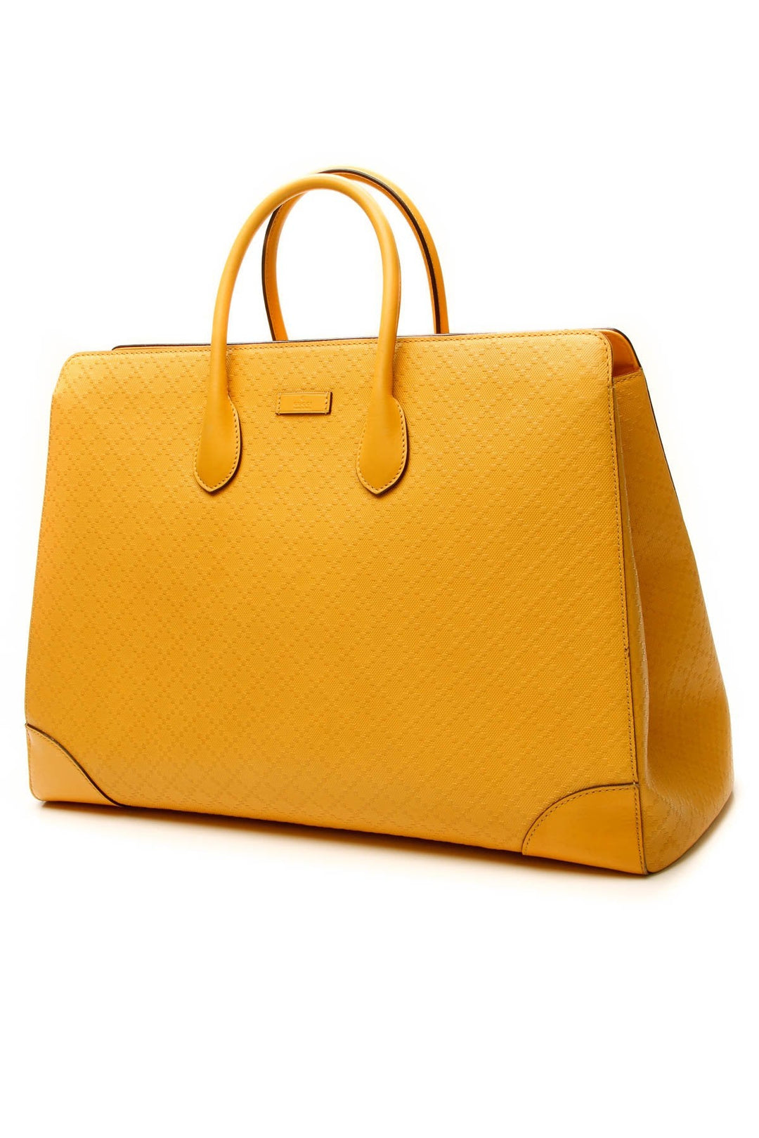 Bright Diamante Large Top Handle Bag - Yellow