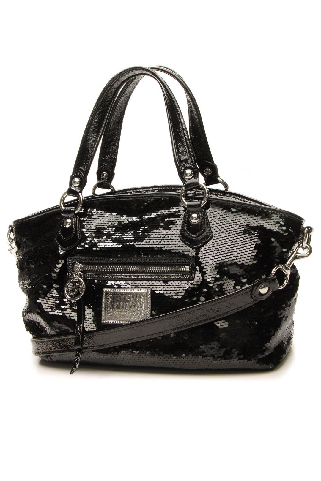 Poppy Sequin Bag - Black