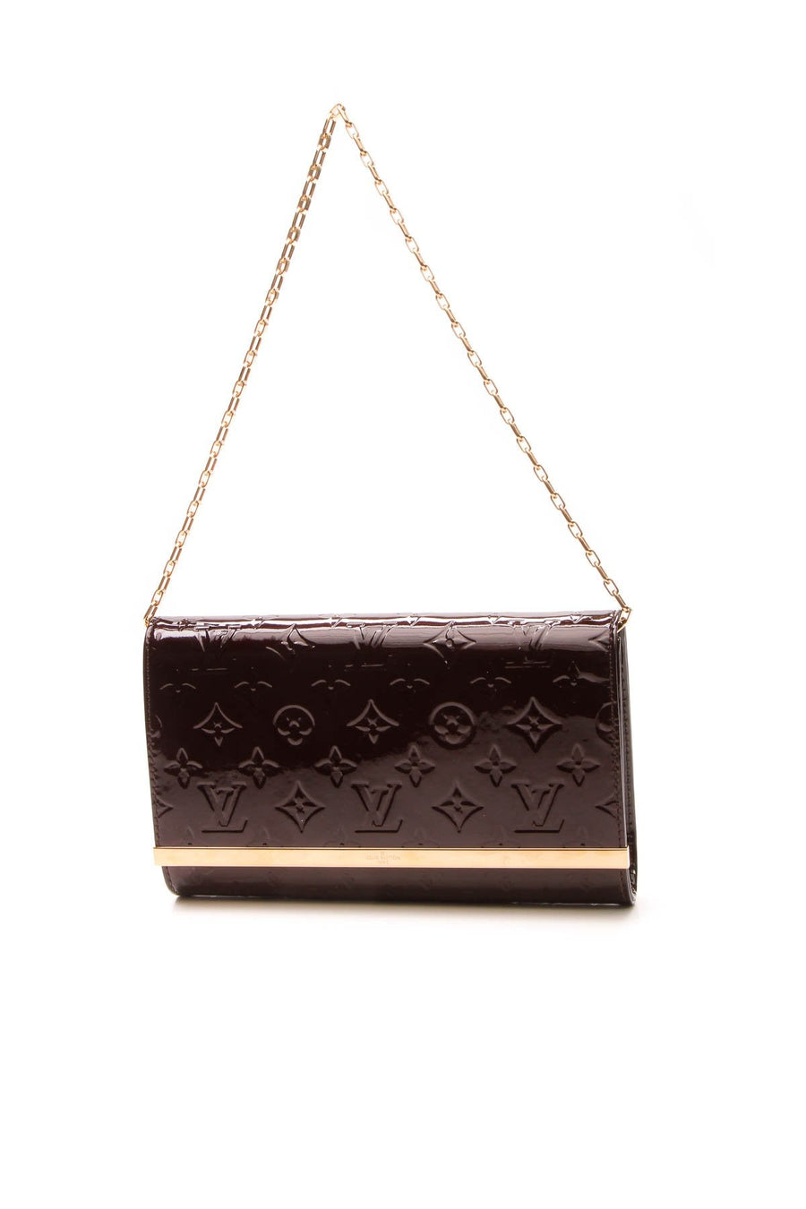 Vernis Ana Clutch Bag - Amarante