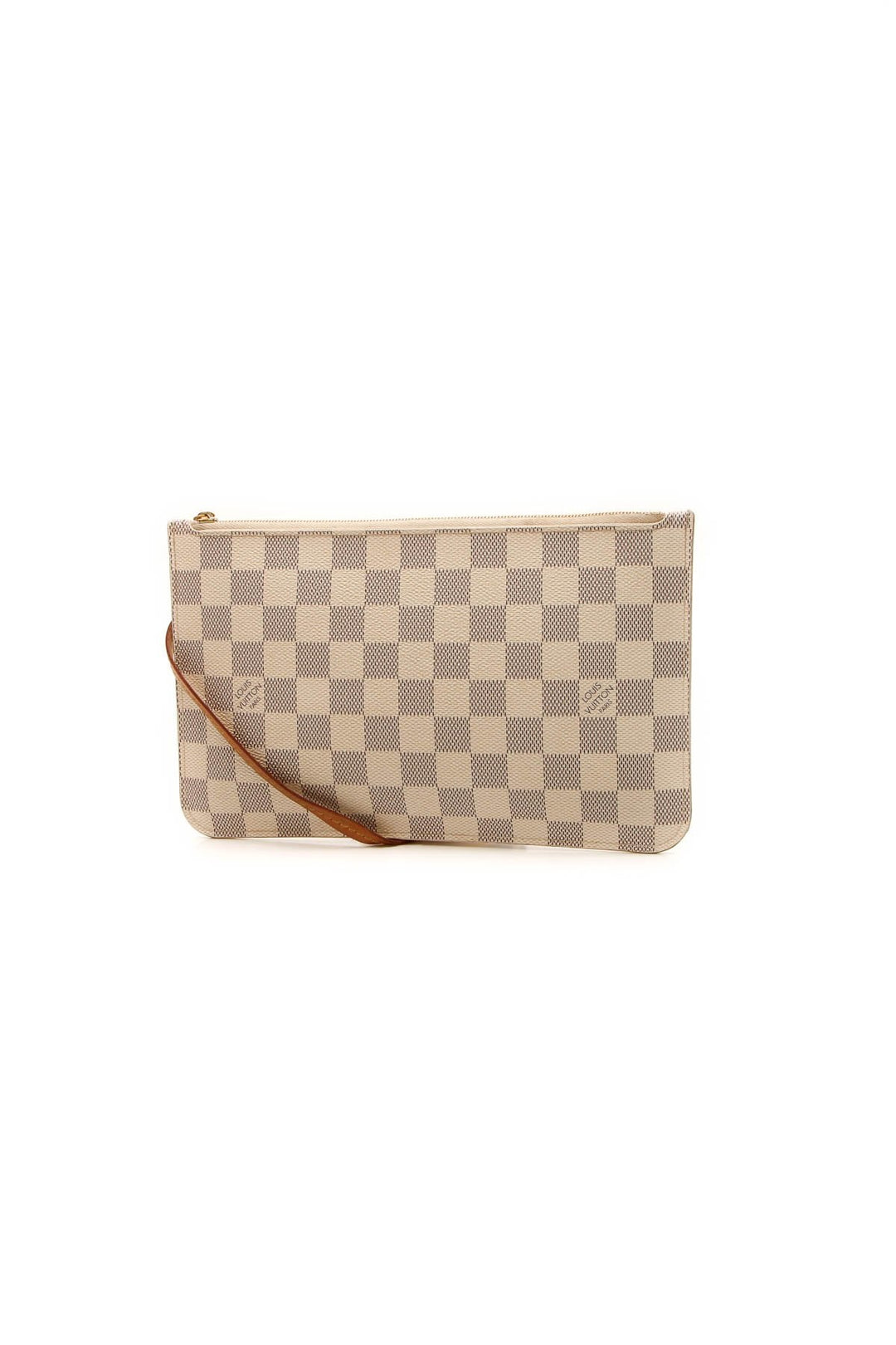Neverfull Pouch Wristlet - Damier Azur