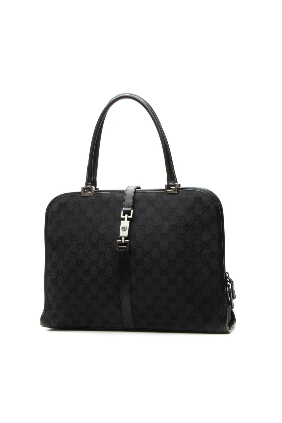 Top Handle Briefcase - Navy Signature Canvas