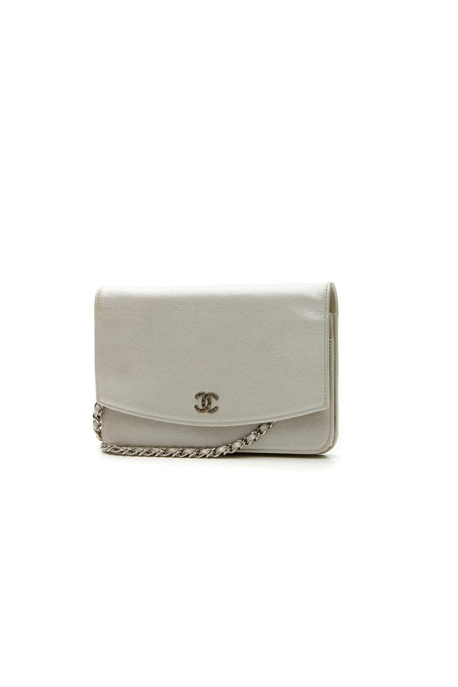 Wallet on a Chain Crossbody Bag - Silver