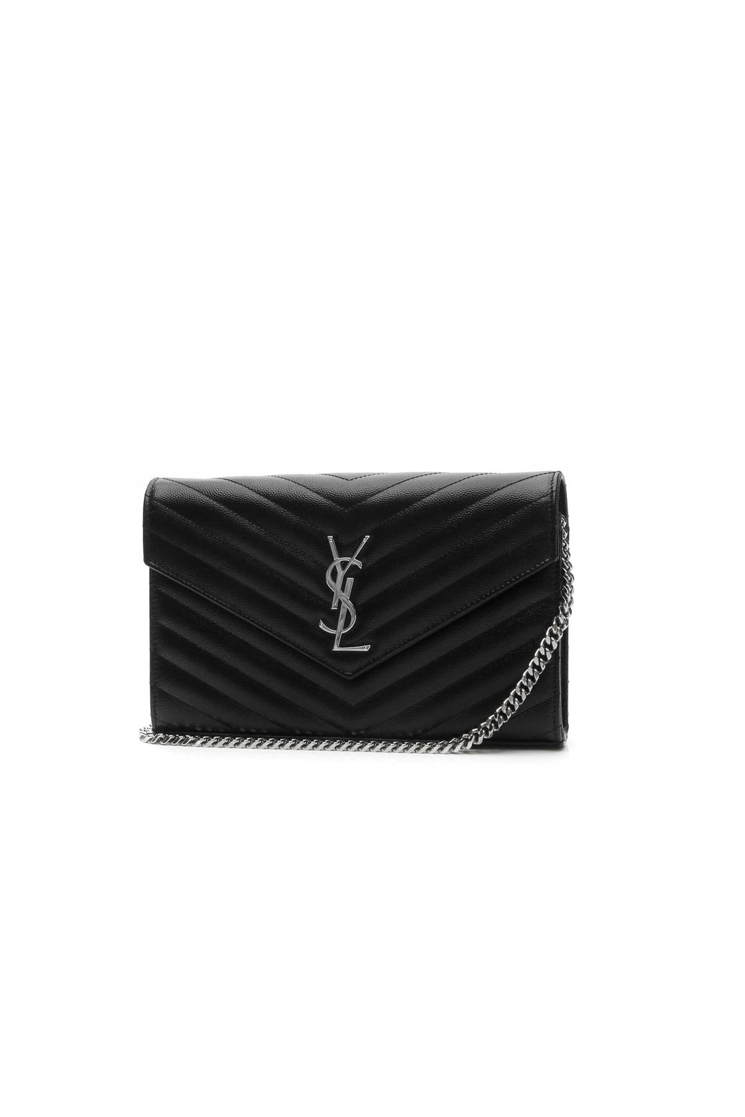 Monogram Wallet on a Chain Bag - Black