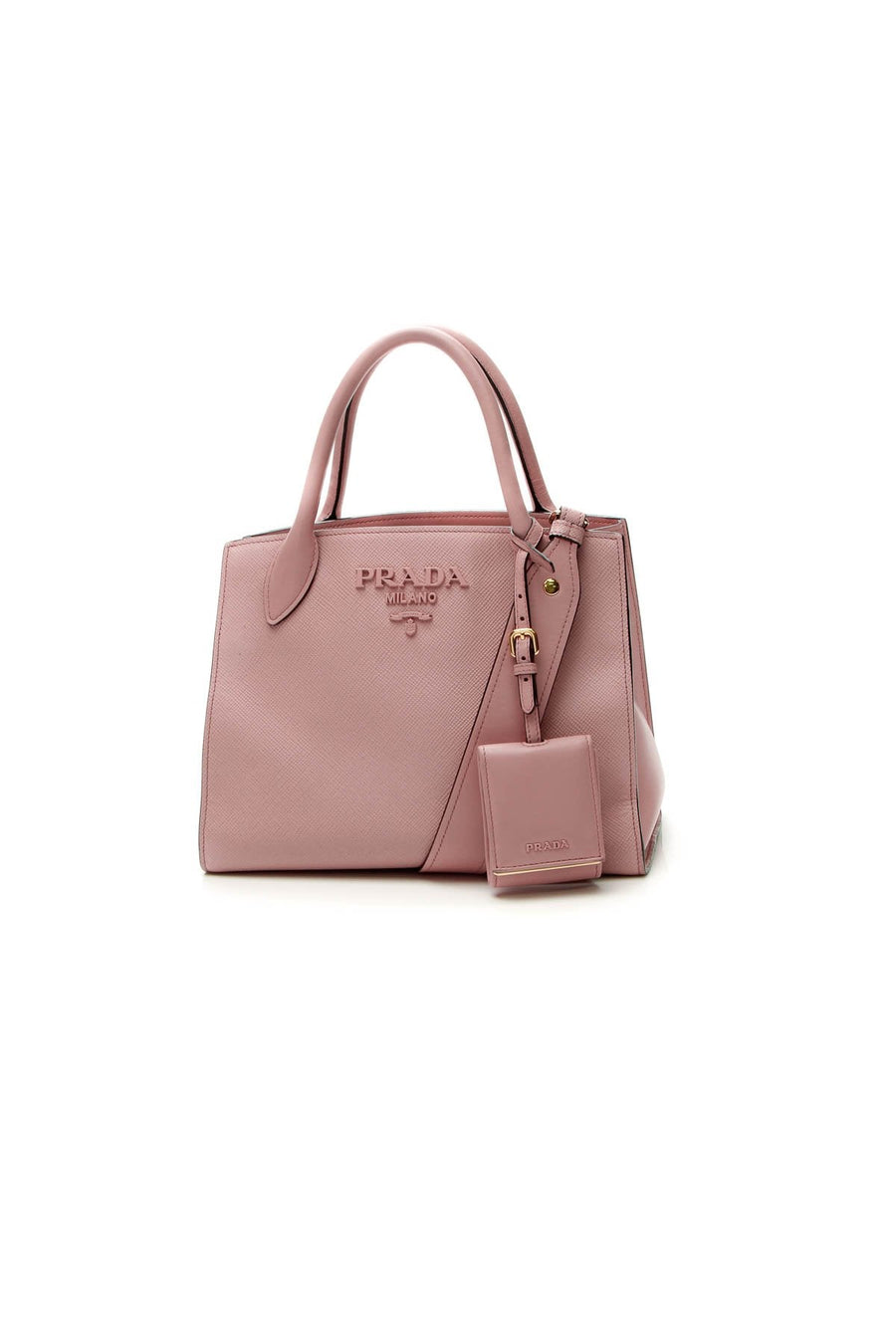 Monochrome Top Handle Bag - Pink