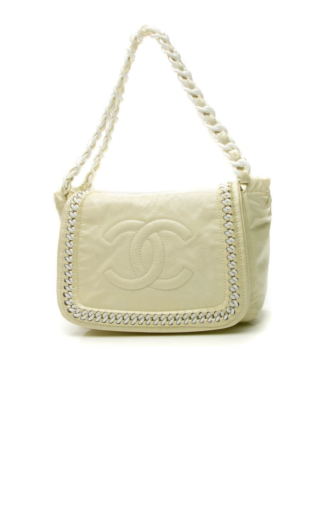 Luxe Ligne Flap Bag - Ivory