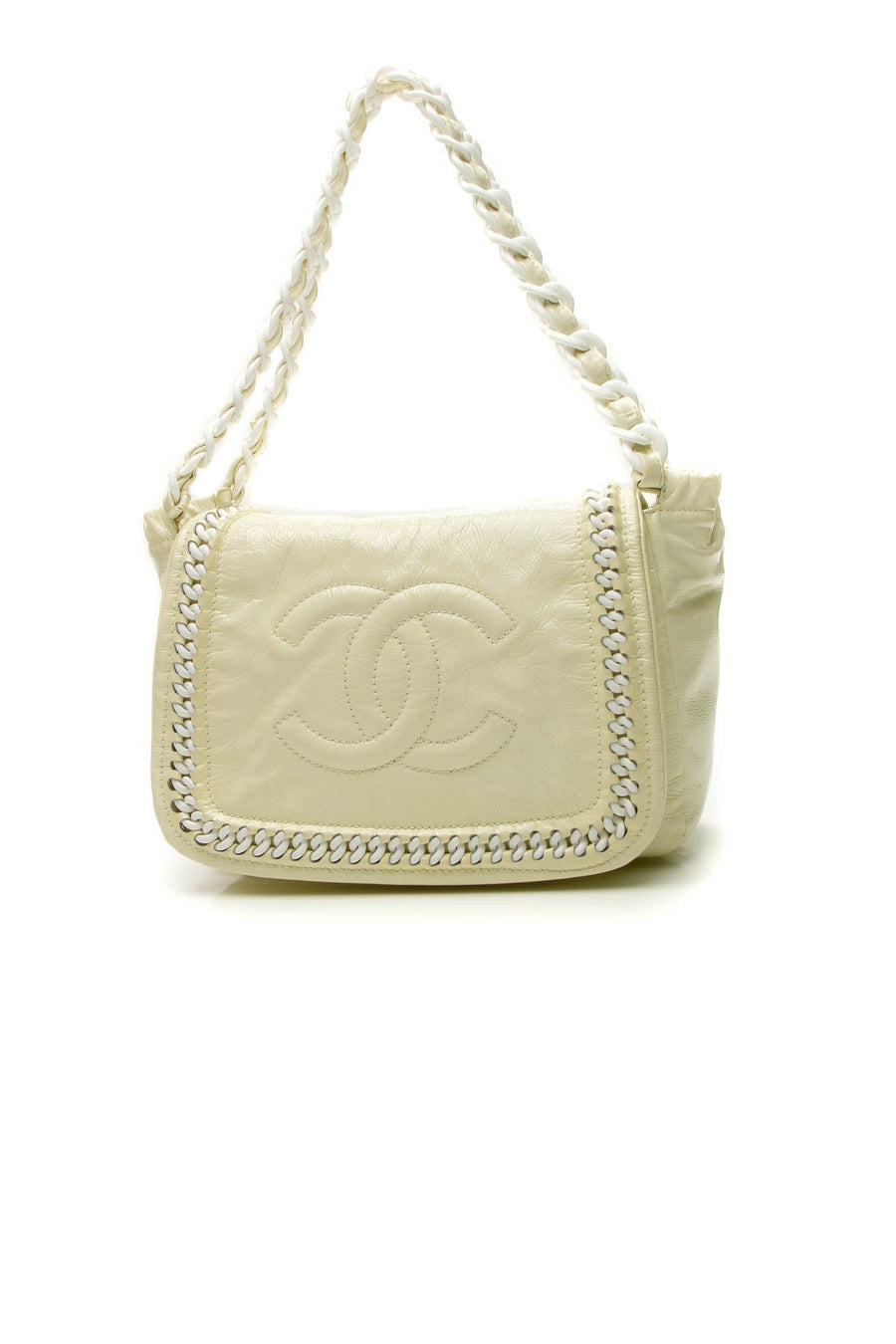 Luxe Ligne Flap Bag - Ivory