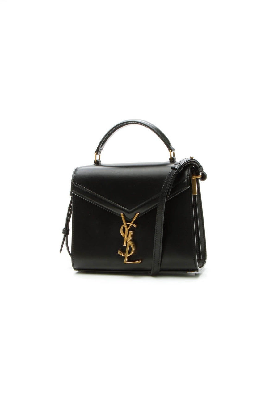 Cassandra Mini Top Handle Bag - Black