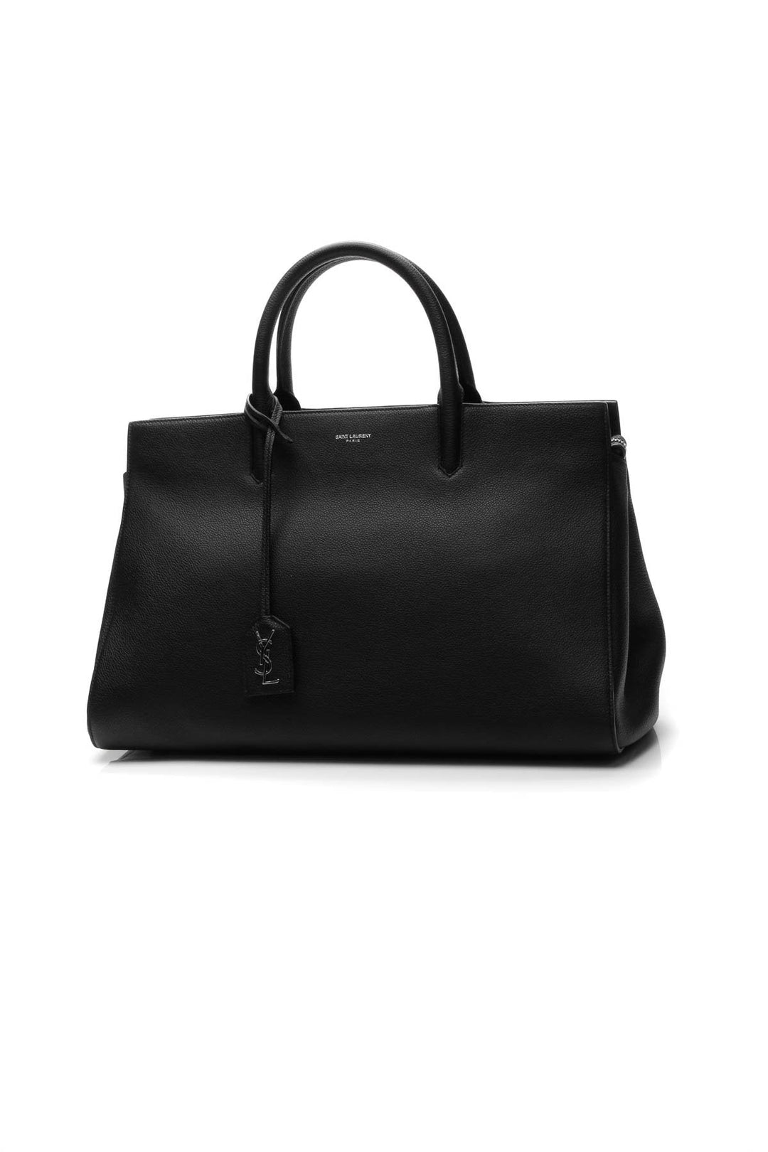 Cabas Rive Gauche Medium Satchel Bag - Black