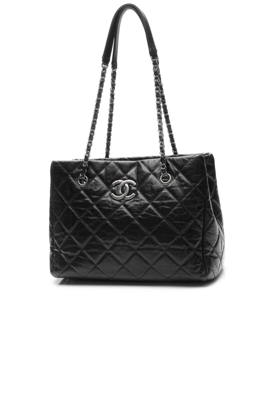 CC Quilted Tote Bag - Black