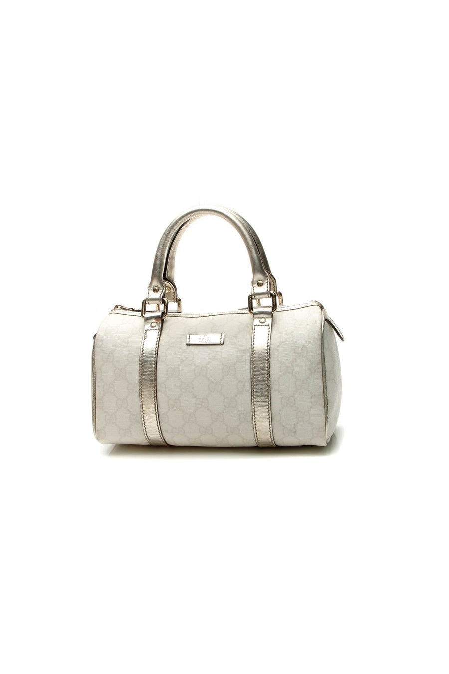 Joy Small Boston Bag - Ivory Supreme Canvas