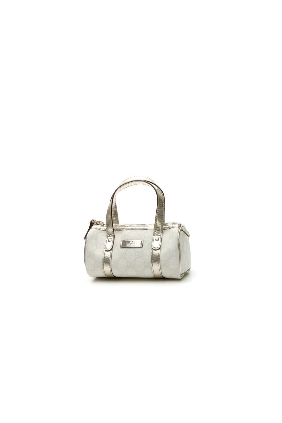 Joy Mini Boston Bag - Ivory Supreme Canvas
