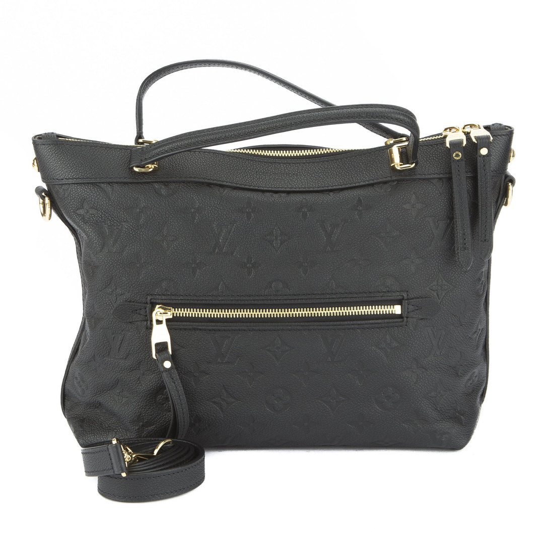 L*V Black Empreinte Bastille Shoulder Tote (Indistinguishable)