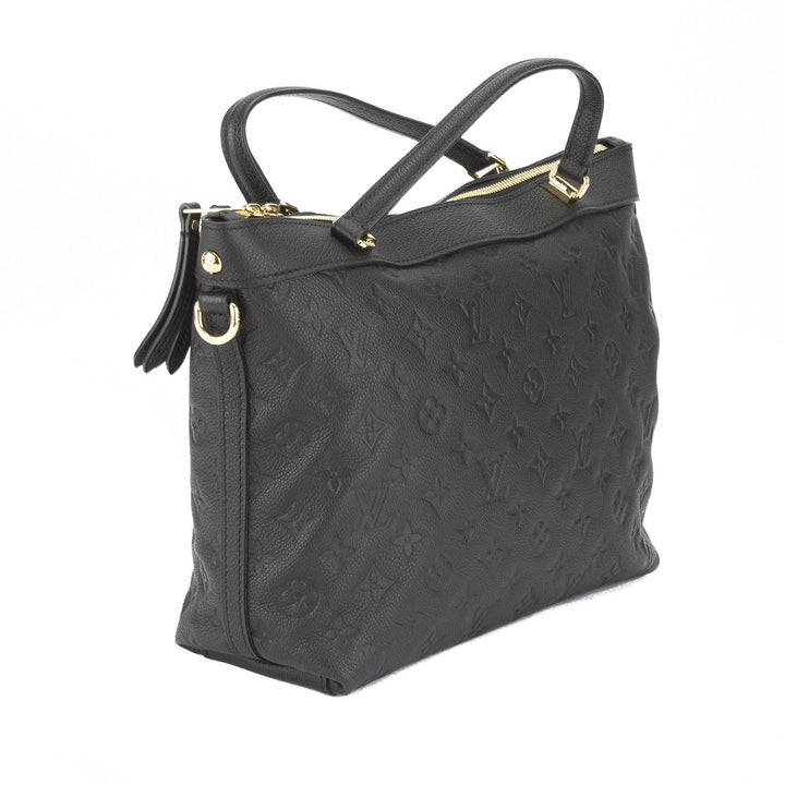 L*V Black Empreinte Bastille Shoulder Tote (Indistinguishable)