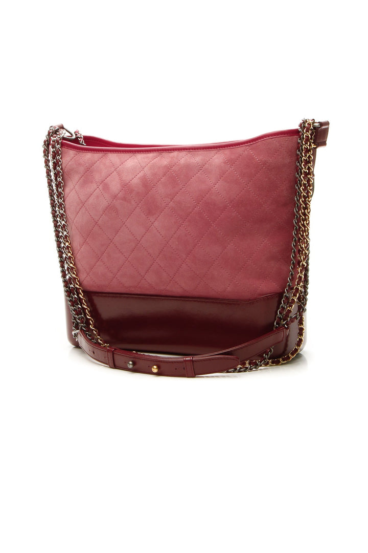Gabrielle Medium Hobo Bag - Red/Pink