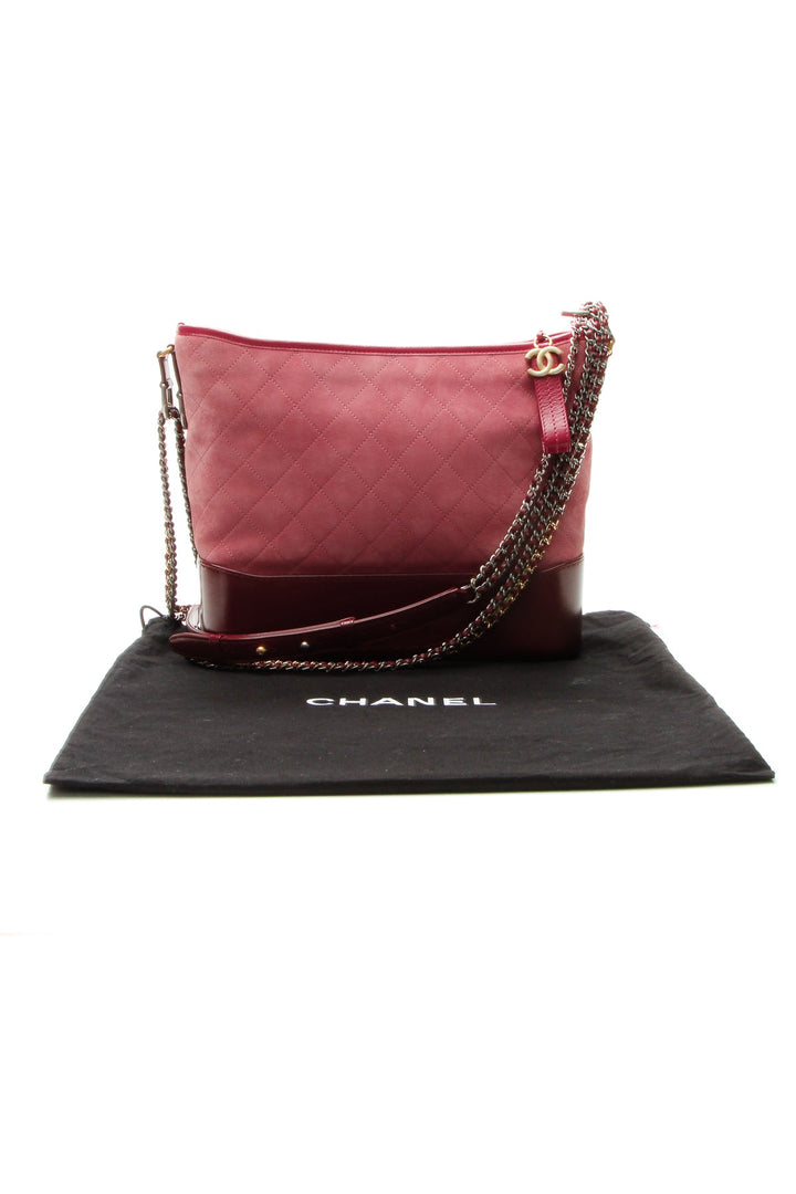 Gabrielle Medium Hobo Bag - Red/Pink