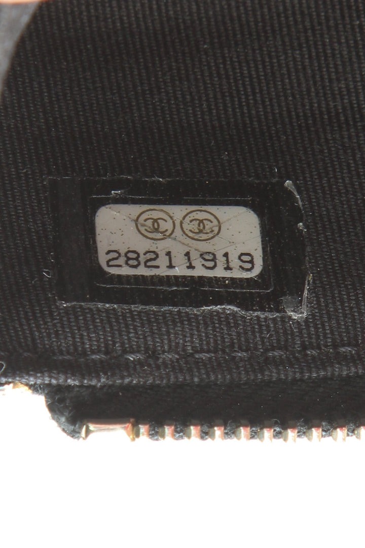 Paris-New York 2.55 Reissue Graffiti Print Pouch - Black/Gold