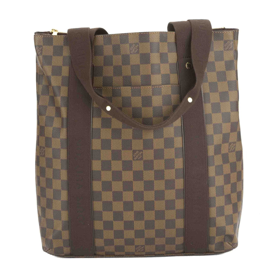 L*V Damier Ebene Cabas Beaubourg Tote Bag (Pre Owned)