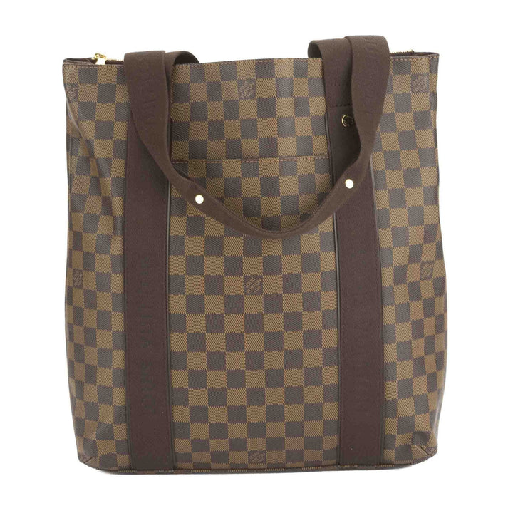 L*V Damier Ebene Cabas Beaubourg Tote Bag (Pre Owned)