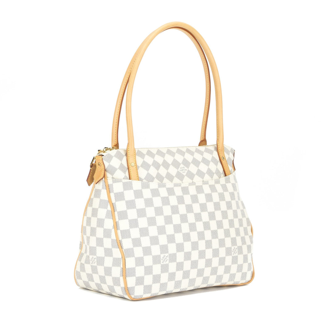 L*V Damier Azur Figheri Pm Tote (Indistinguishable)